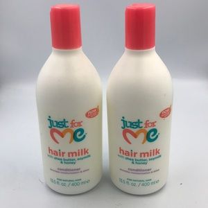 Lot of 2 Just for Me Hair Milk Conditioner